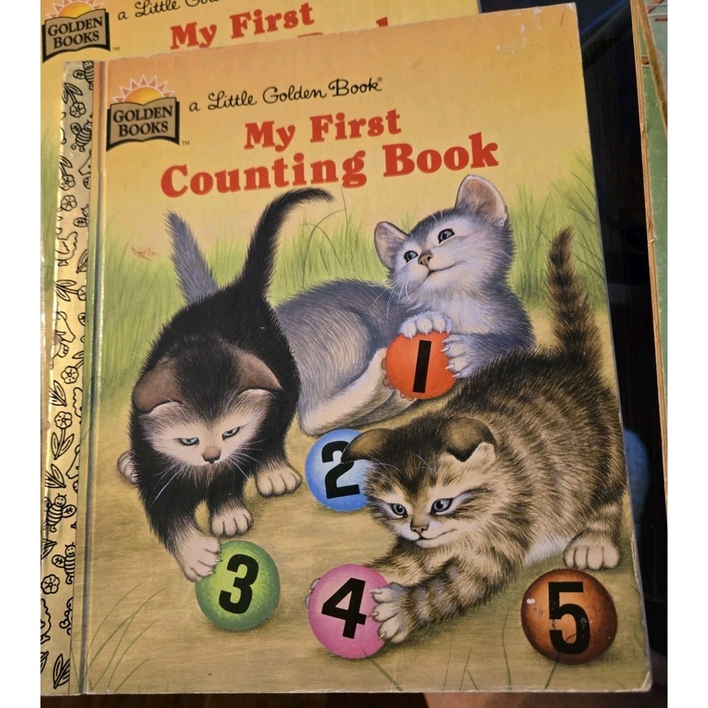 1985 Little Golden Book: My First Counting Book by Lilian Moore